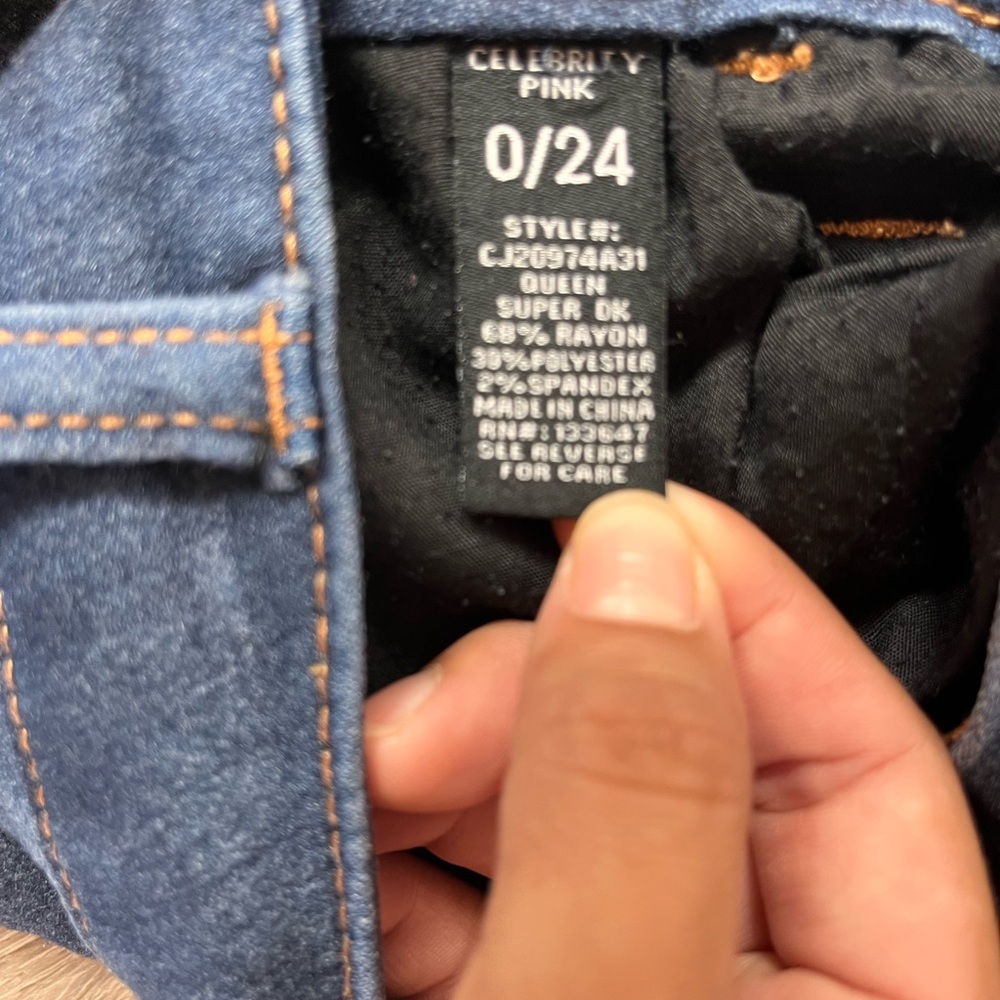 Celebrity pink jeans